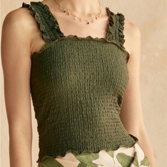 NEW size XL Regina Ruffle Strap cami or tank top - Picture 3 of 6